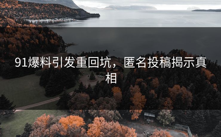 91爆料引发重回坑，匿名投稿揭示真相